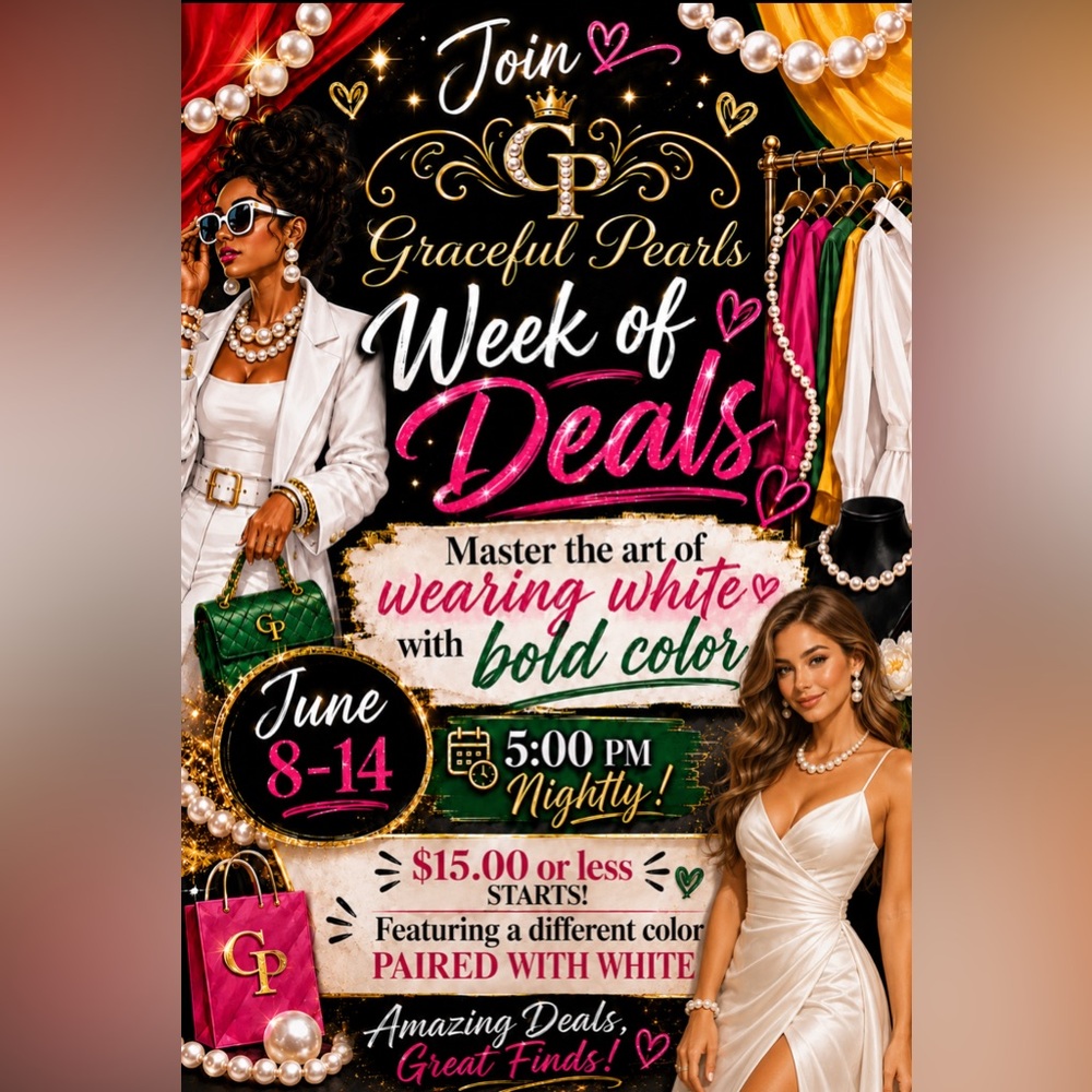 Graceful Pearls Raid Train June 3

Graceful Pearls Week of Deals June 8-14